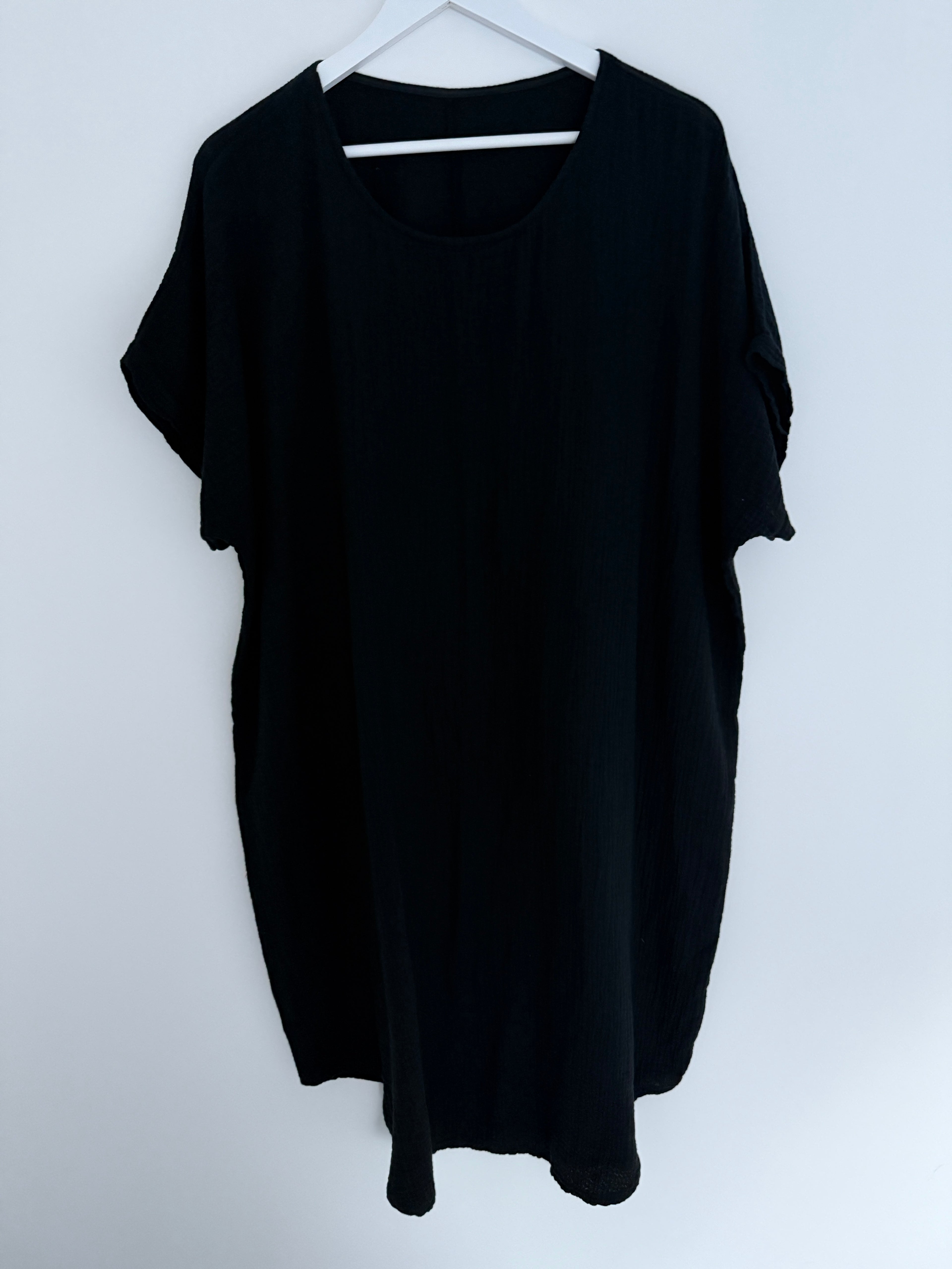 CURVY MUSSELIN KLEID | FLAIR