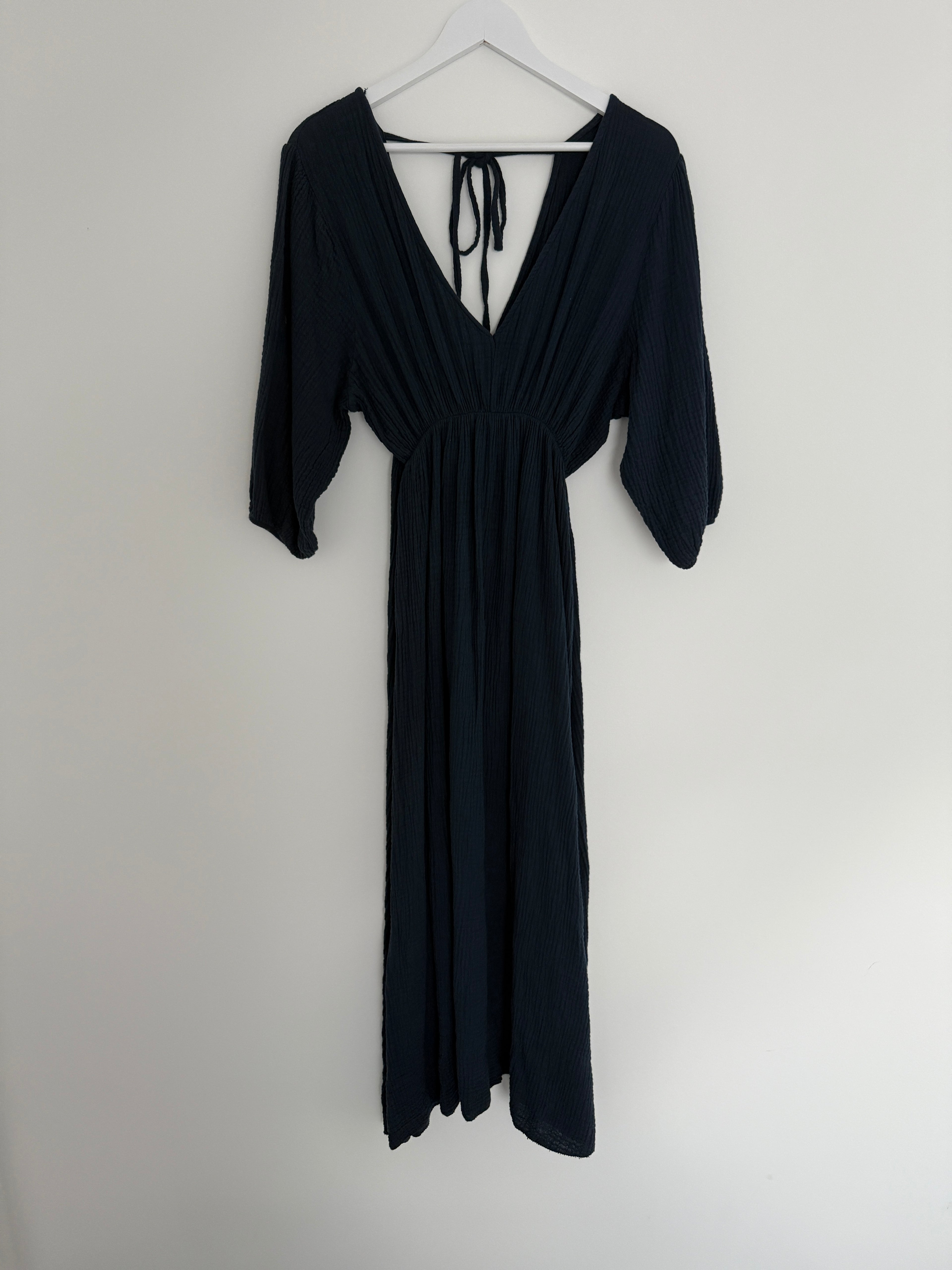 CURVY MUSSELIN KLEID | SILVA