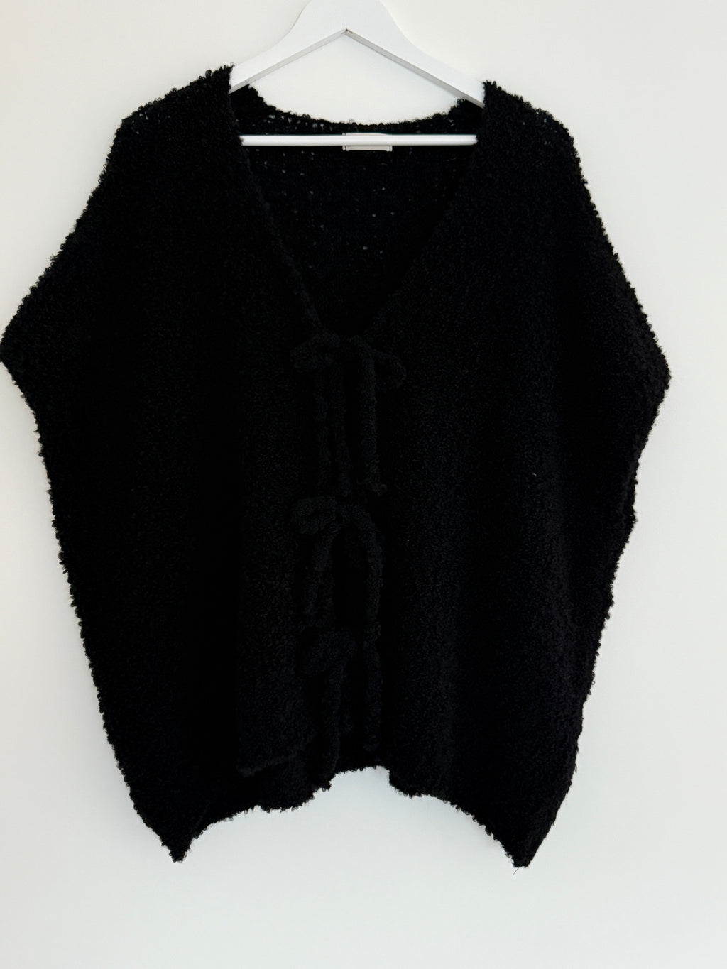 CURVY BOUCLÉ STRICKWESTE | ROSSO