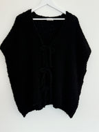 CURVY BOUCLÉ STRICKWESTE | ROSSO