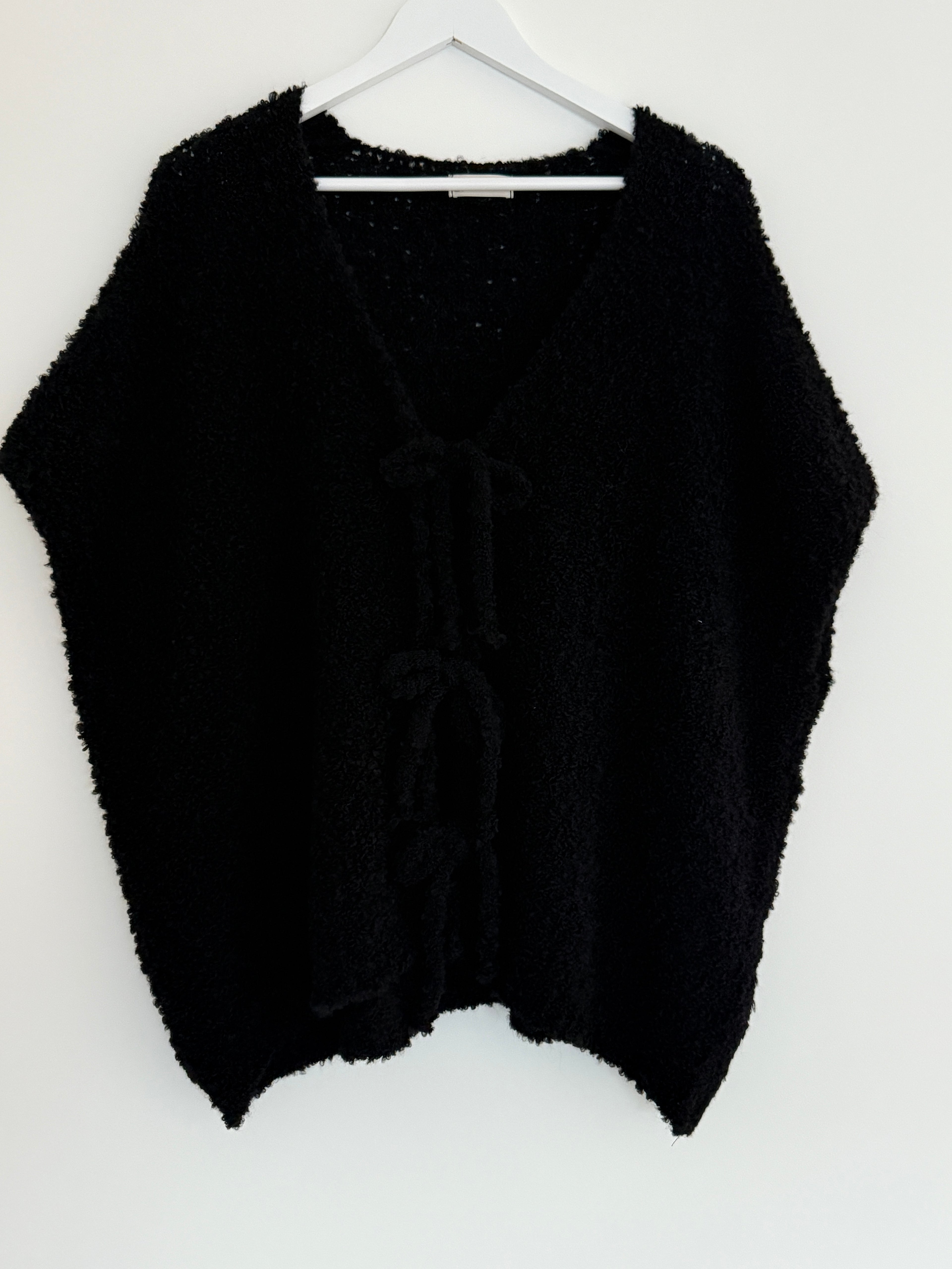 CURVY BOUCLÉ STRICKWESTE | ROSSO