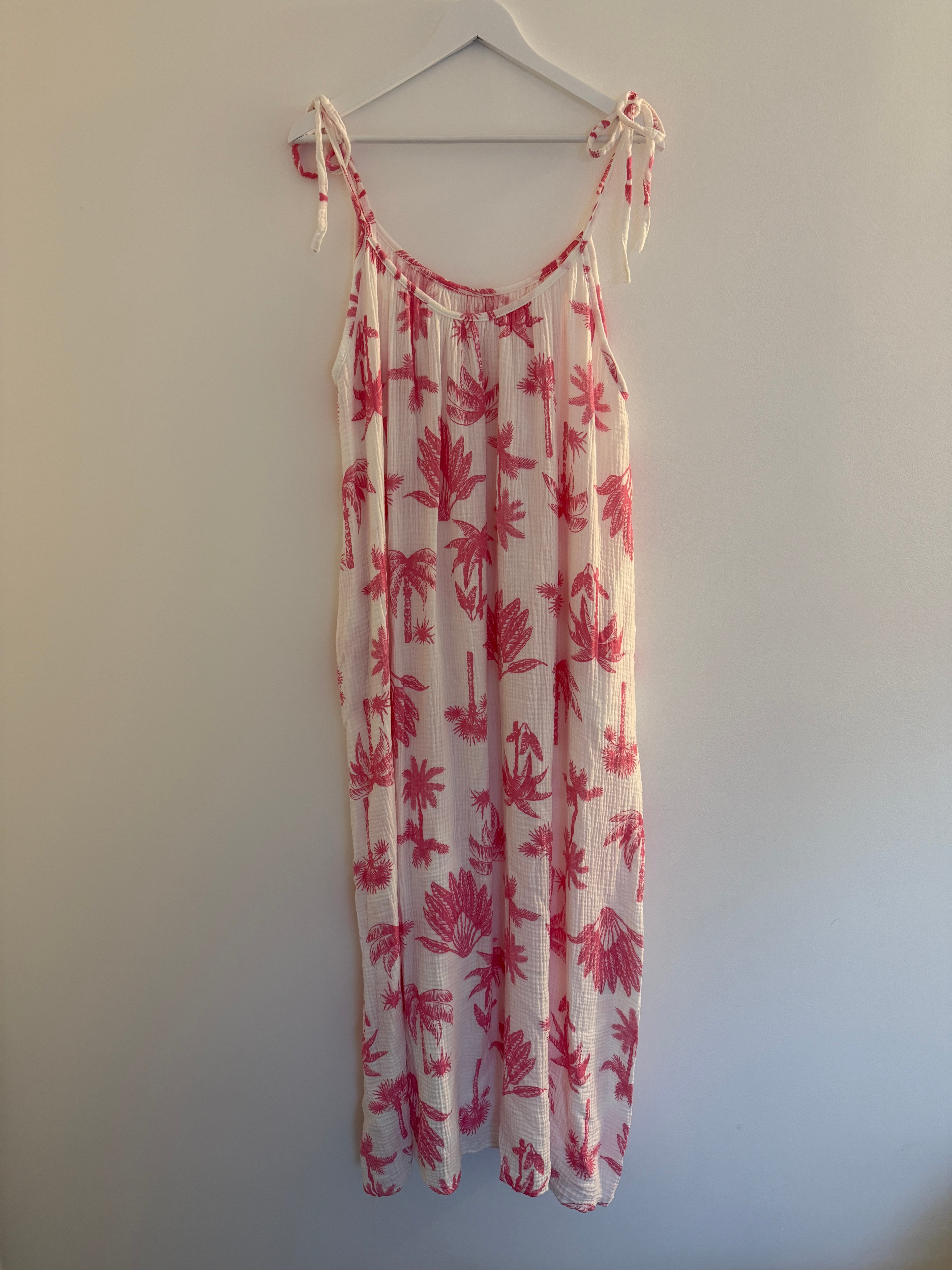 CURVY MUSSELIN KLEID | PALMA