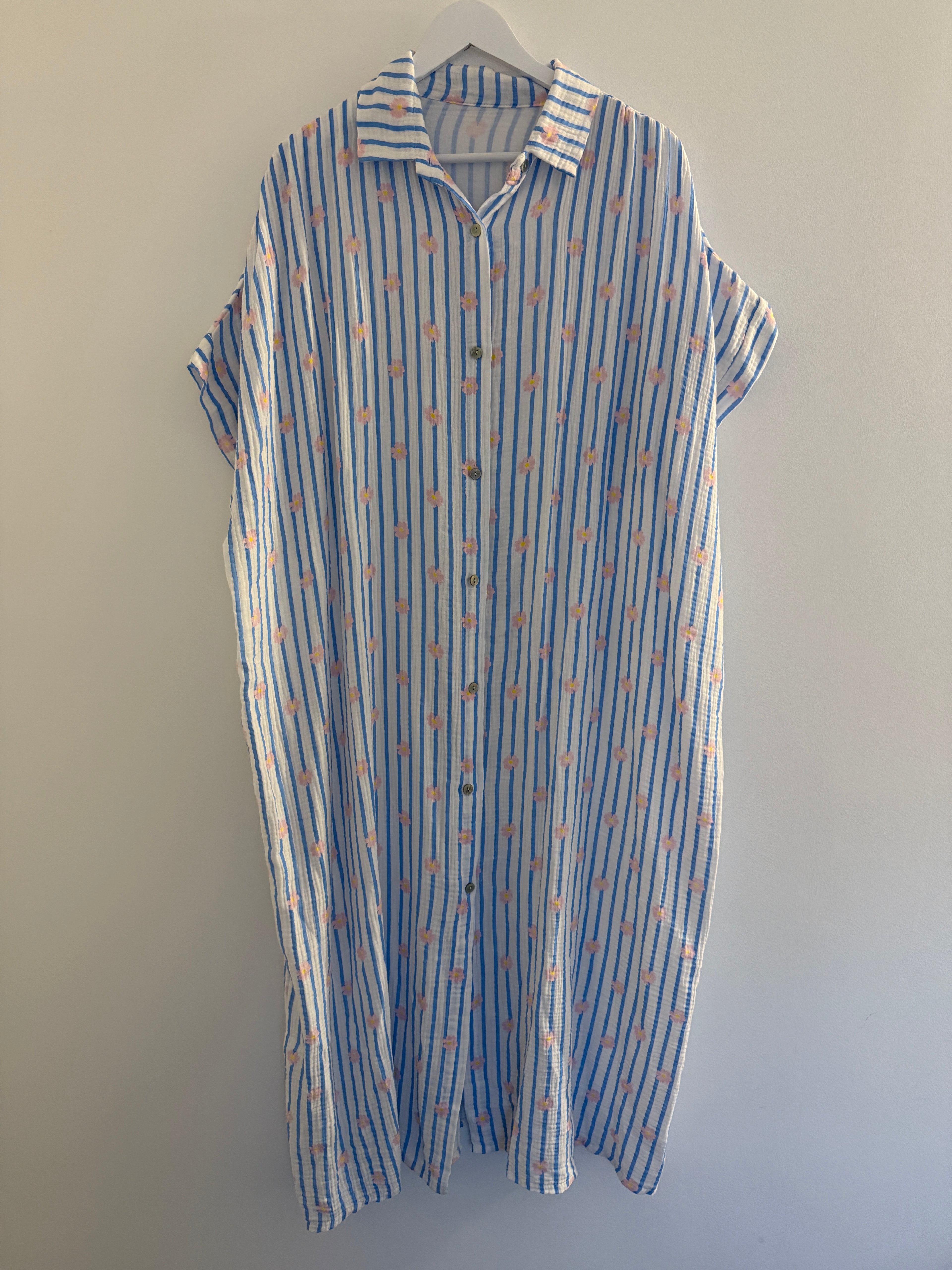 CURVY MUSSELIN KLEID | BLÜTENRAUSCH