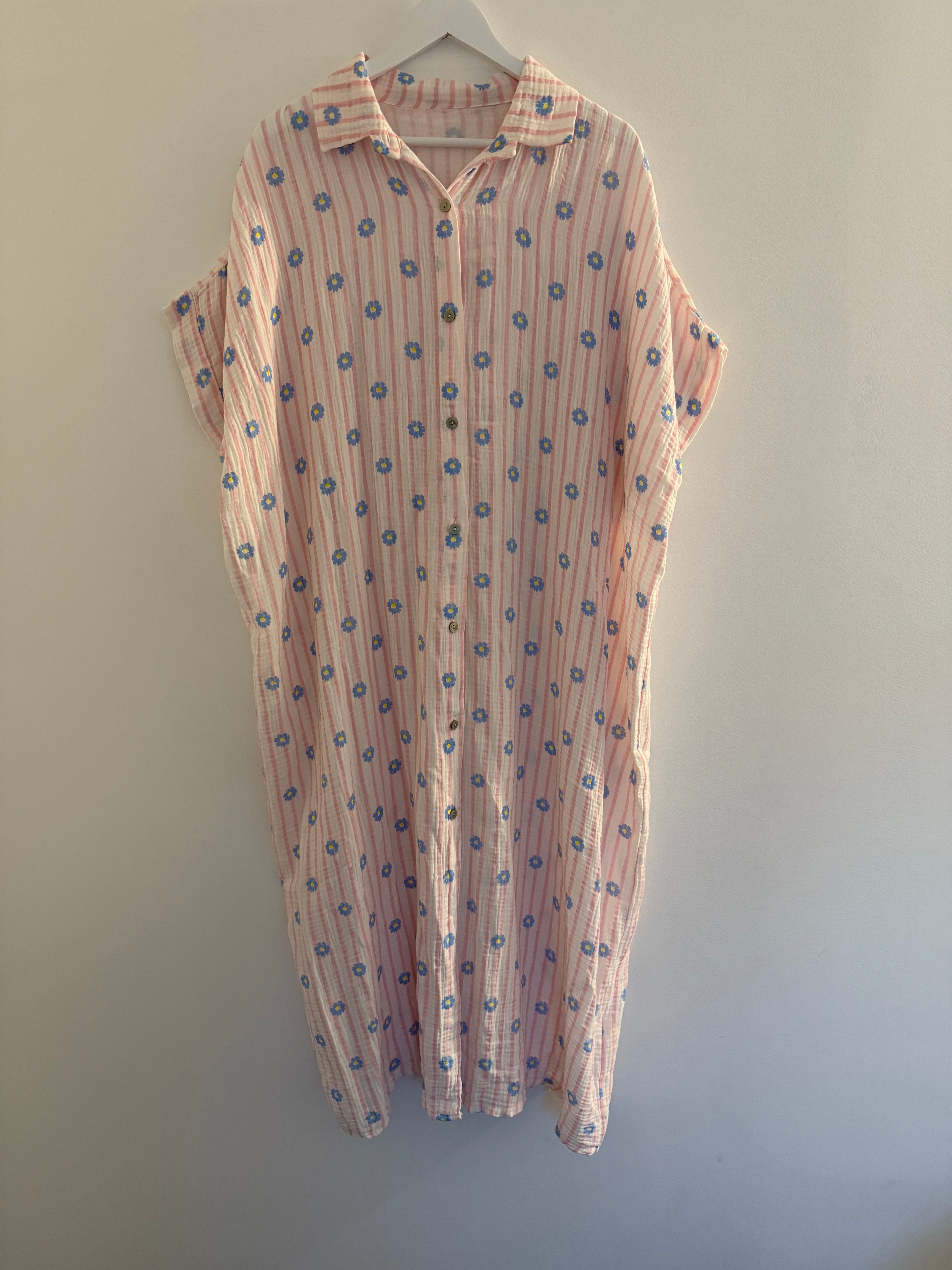 CURVY MUSSELIN KLEID | BLÜTENRAUSCH