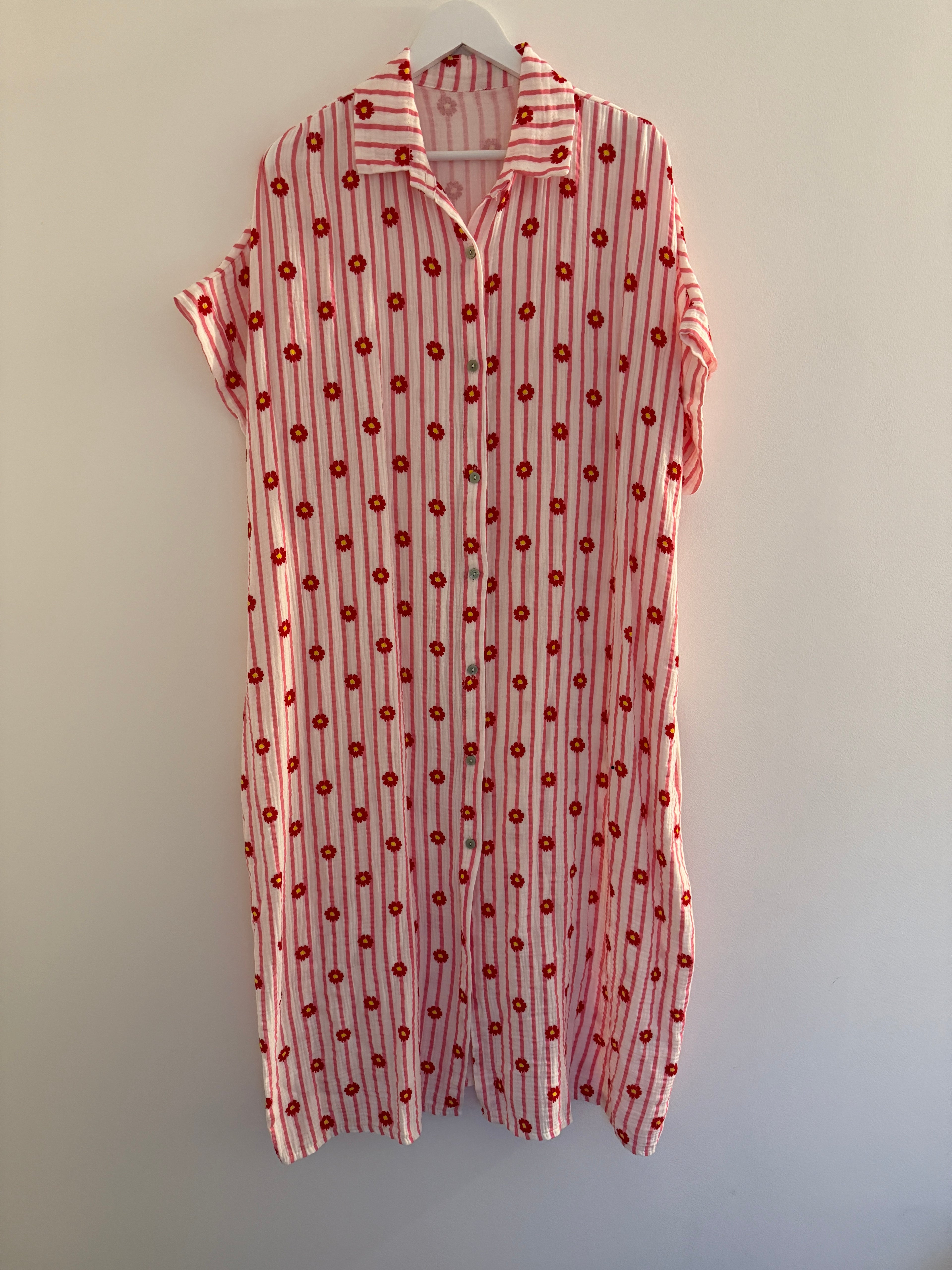 CURVY MUSSELIN KLEID | BLÜTENRAUSCH