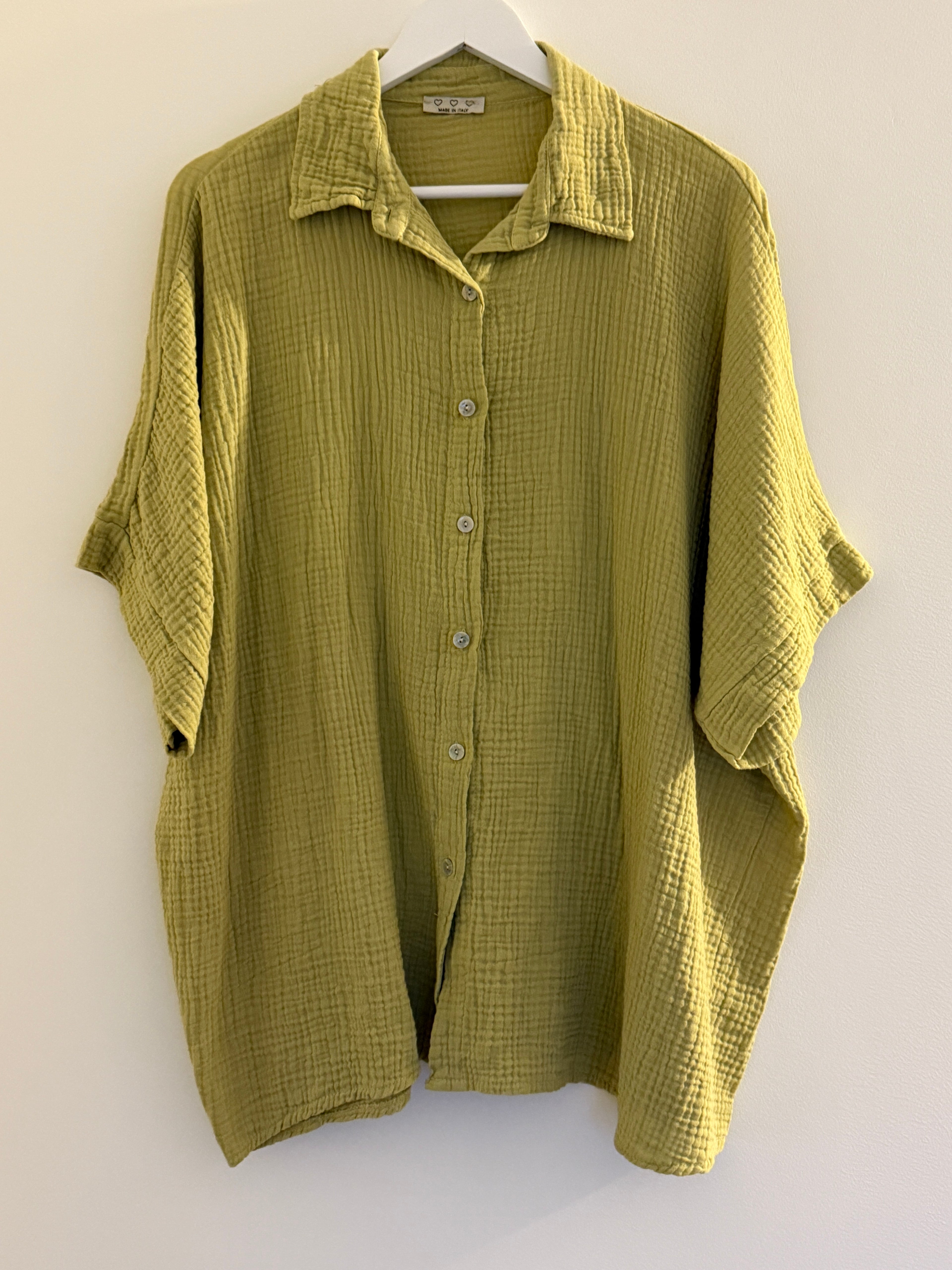 OVERSIZE MUSSELIN BLUSE | LARA