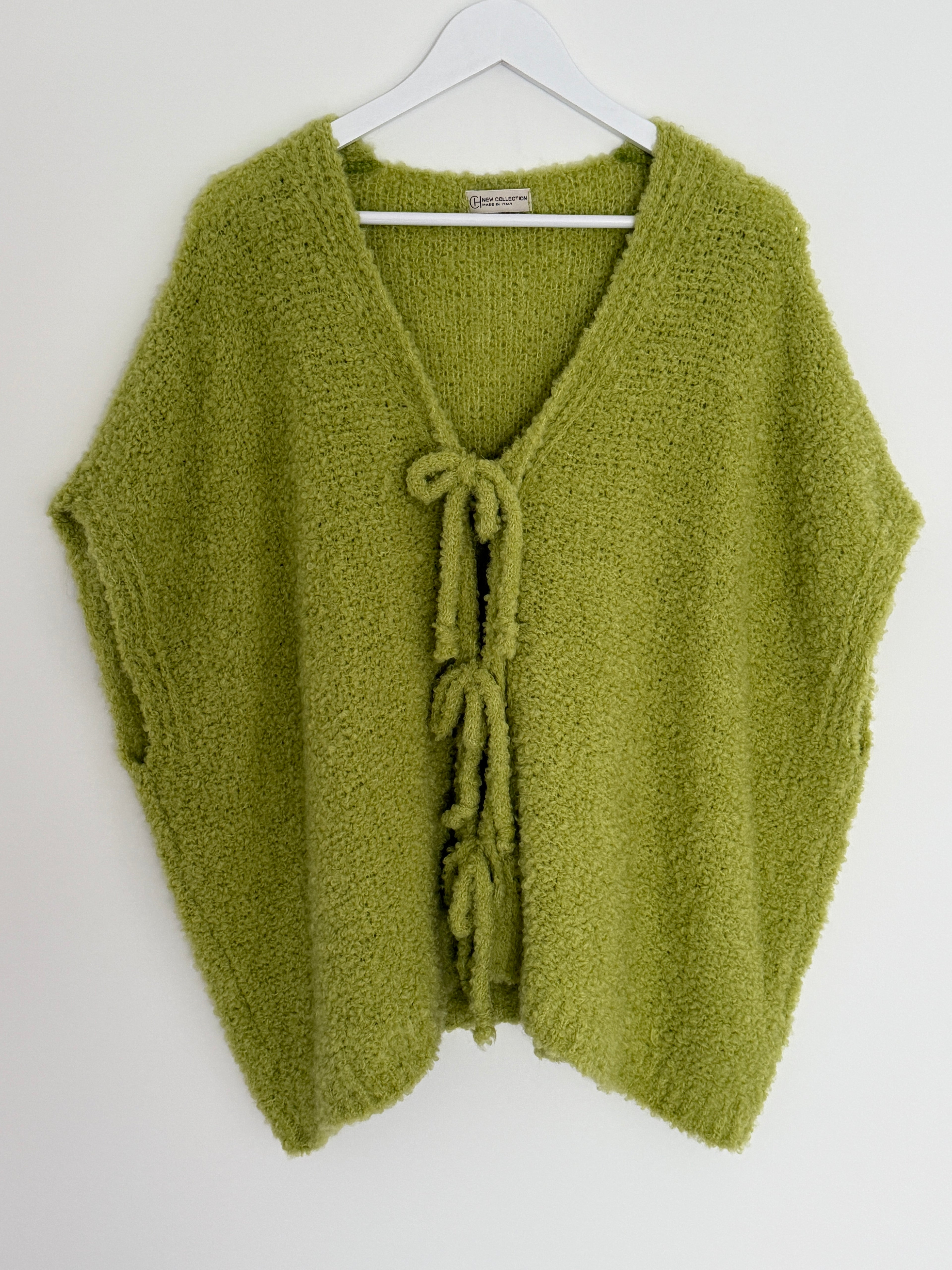 CURVY BOUCLÉ STRICKWESTE | ROSSO