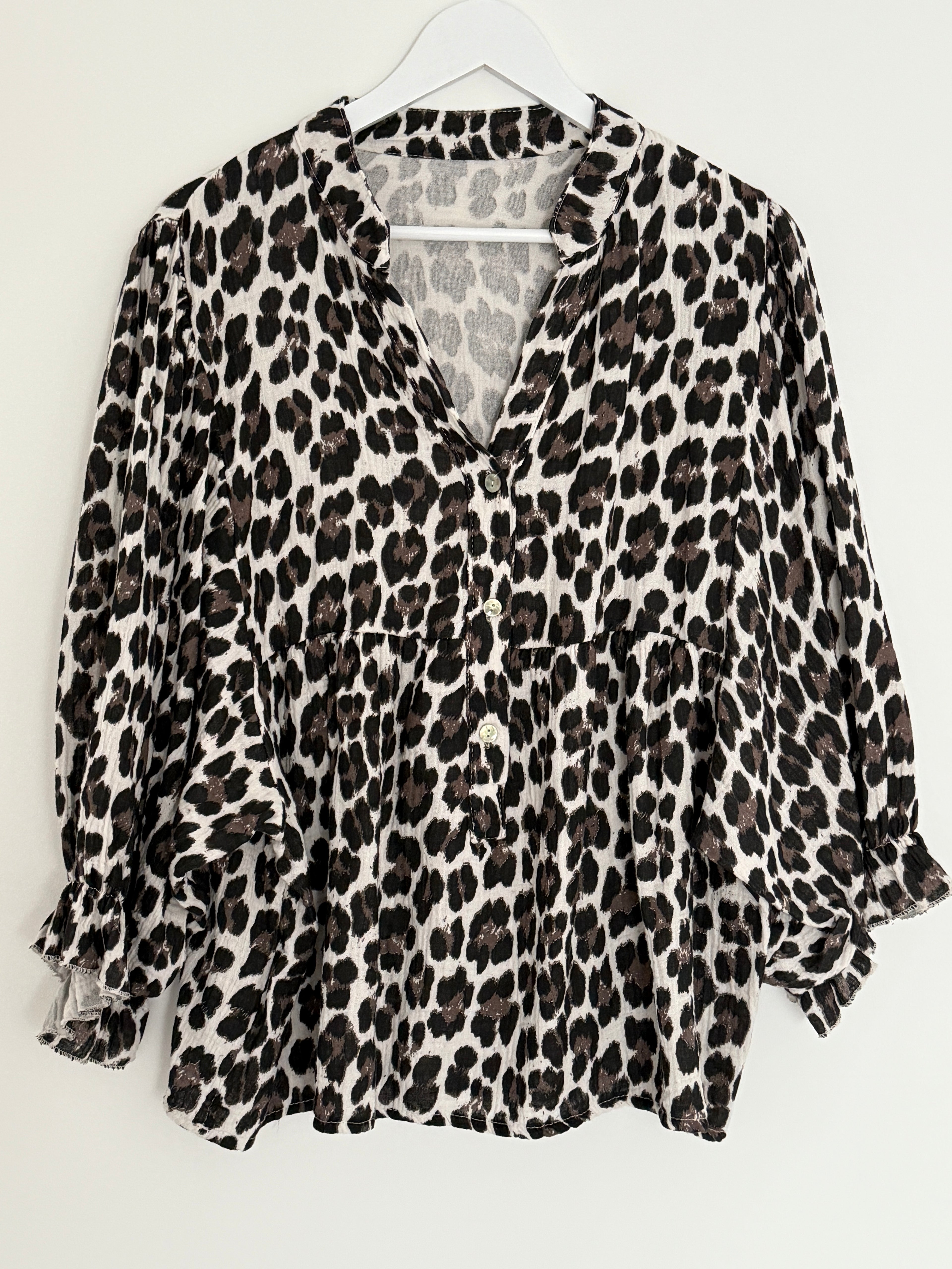 MUSSELIN BLUSE | ROARIA