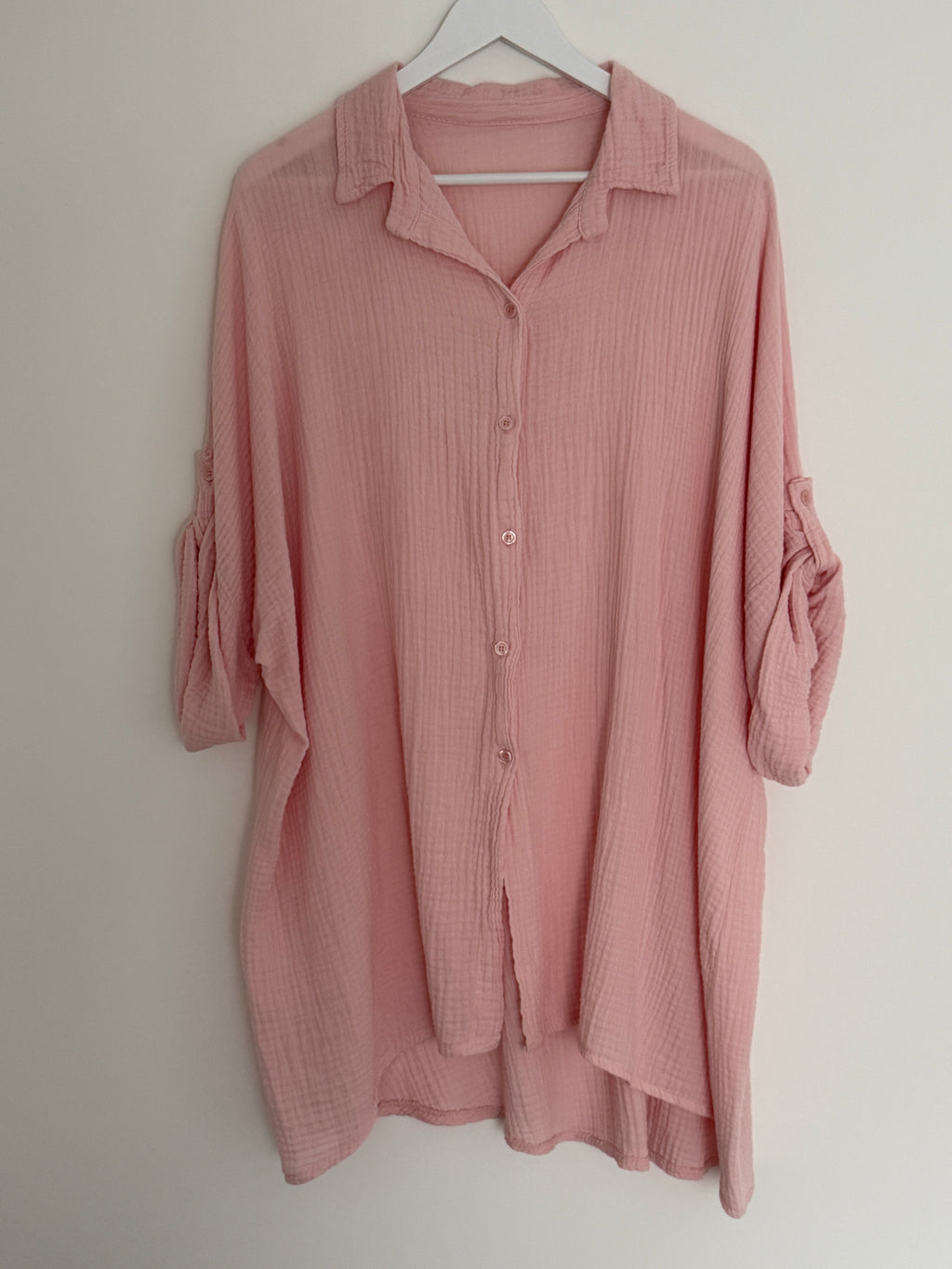 OVERSIZE MUSSELIN BLUSE | AIRA
