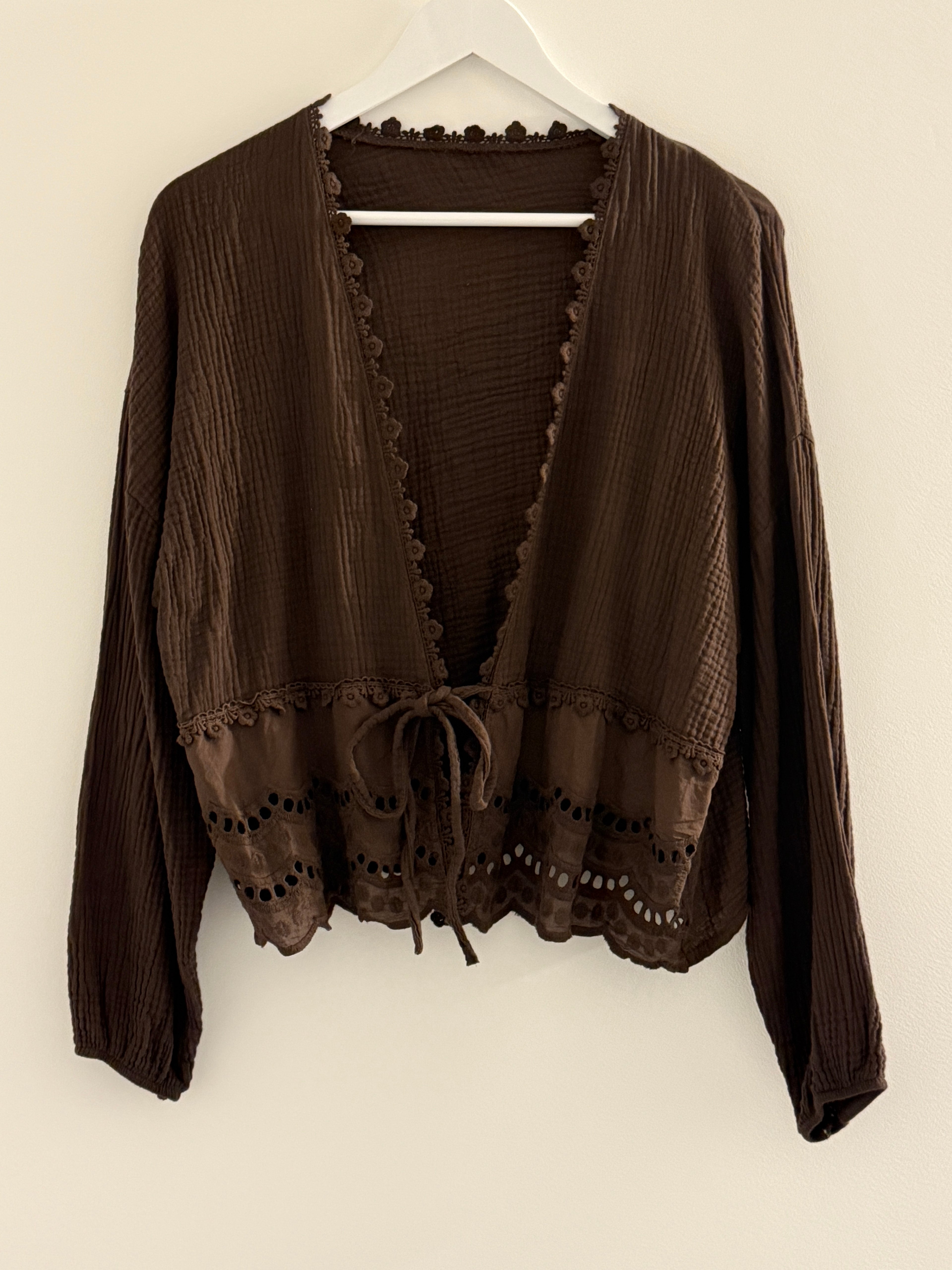 MUSSELIN BLUSE | TRENDORA