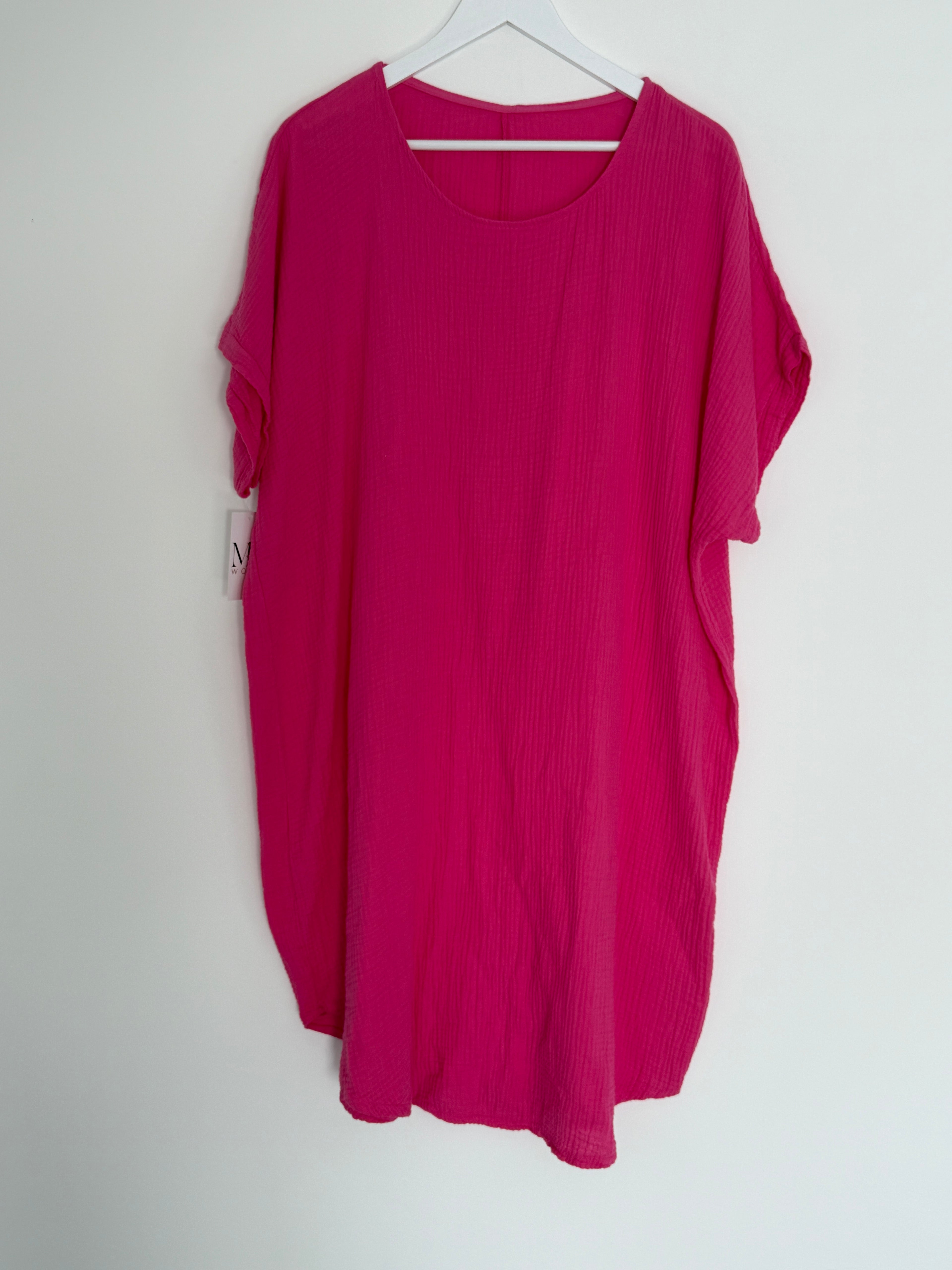 CURVY MUSSELIN KLEID | FLAIR