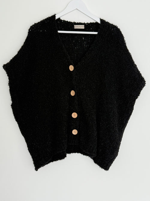 CURVY BOUCLÉ STRICKWESTE | ROSSA