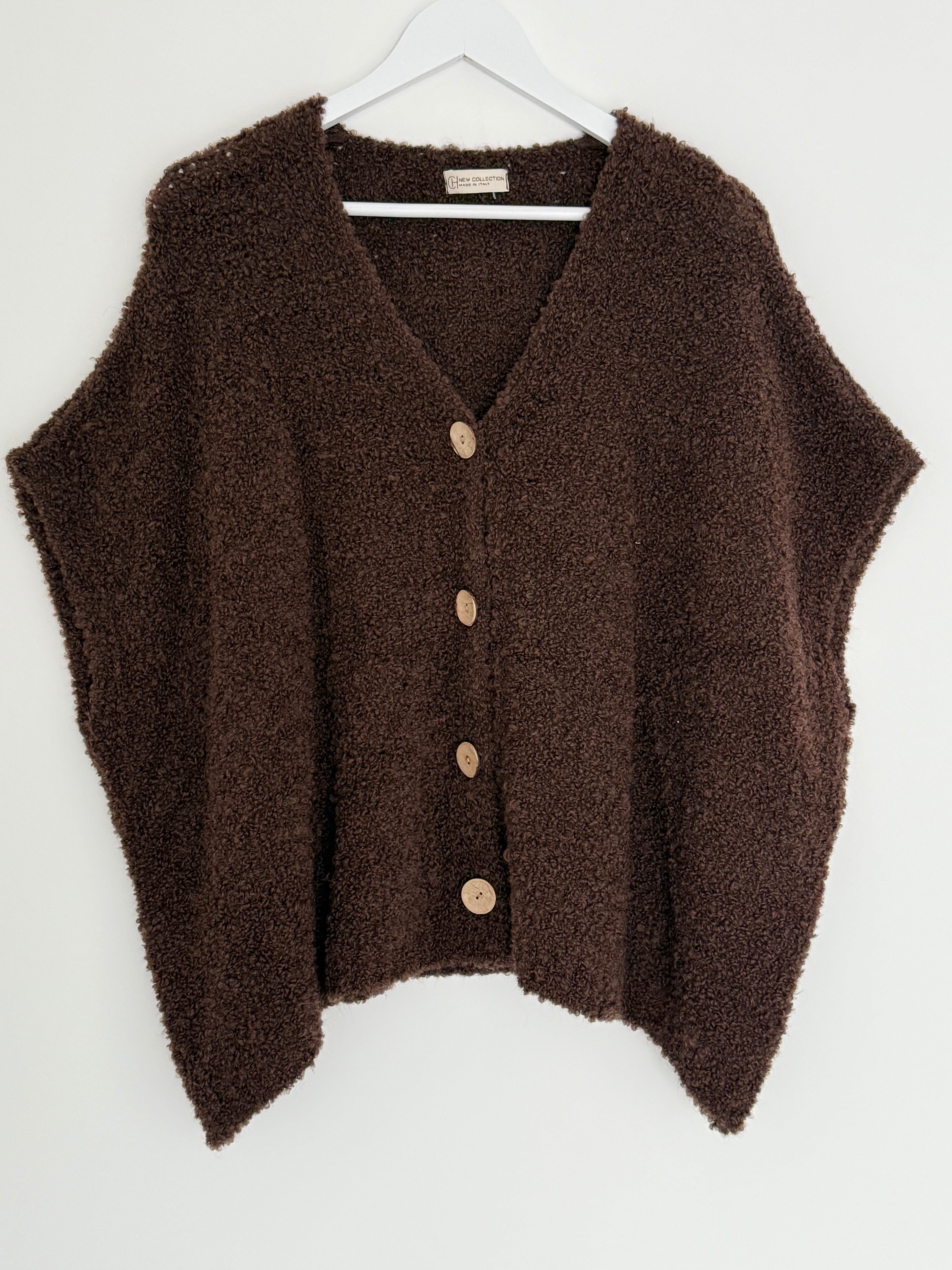 CURVY BOUCLÉ STRICKWESTE | ROSSA