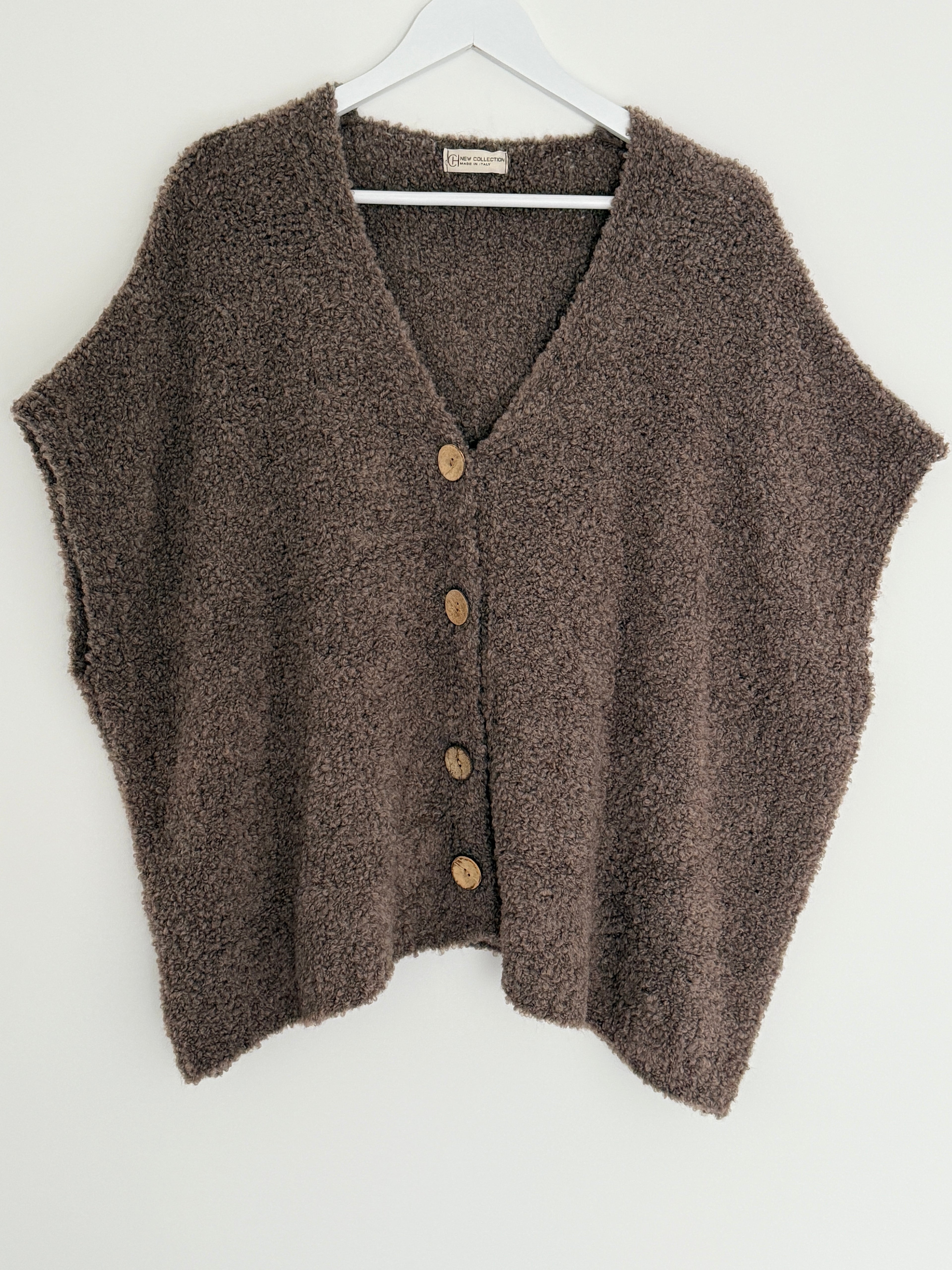 CURVY BOUCLÉ STRICKWESTE | ROSSA