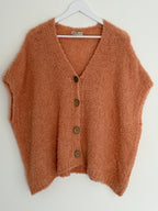 CURVY BOUCLÉ STRICKWESTE | ROSSA