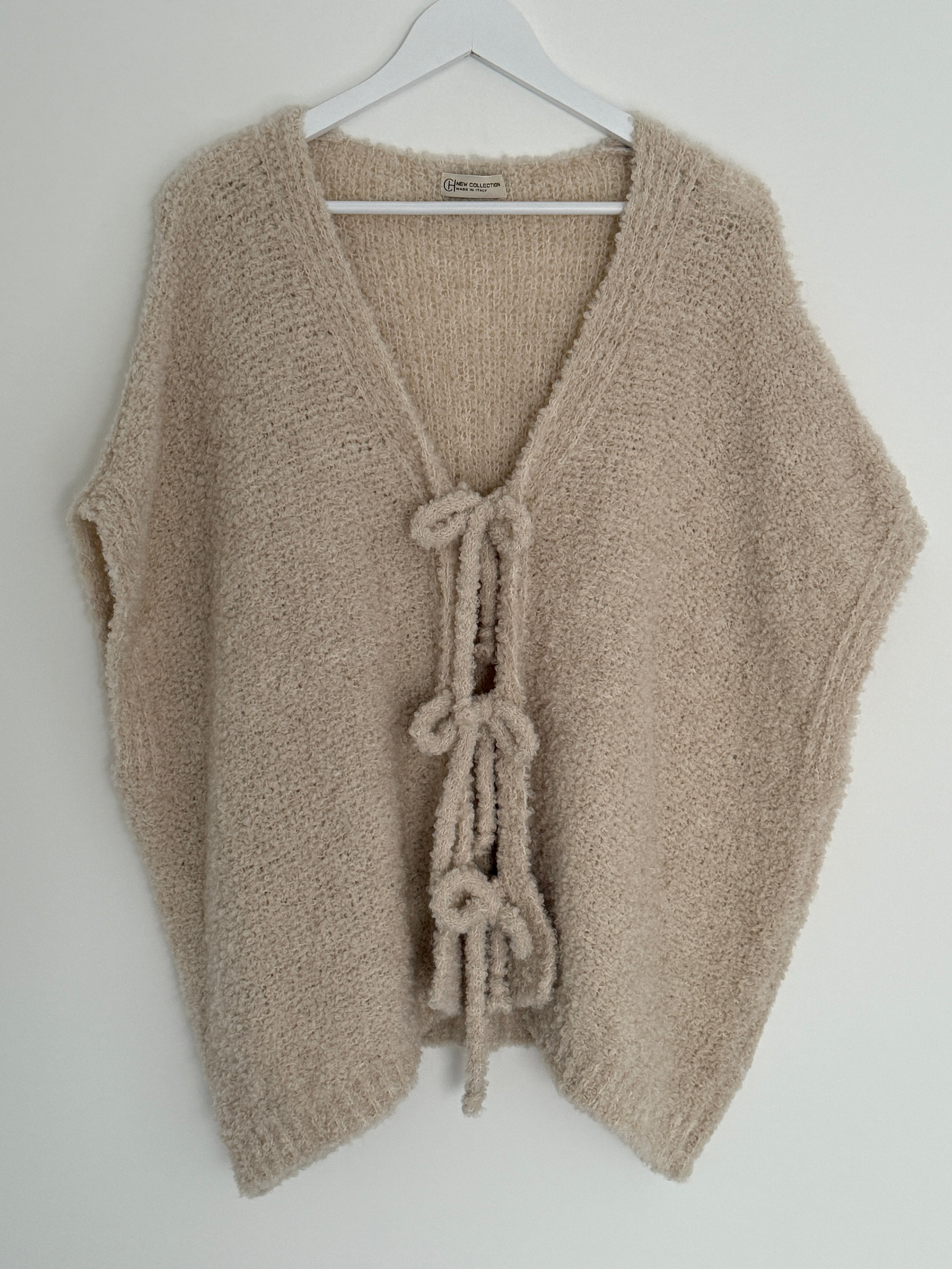 CURVY BOUCLÉ STRICKWESTE | ROSSO