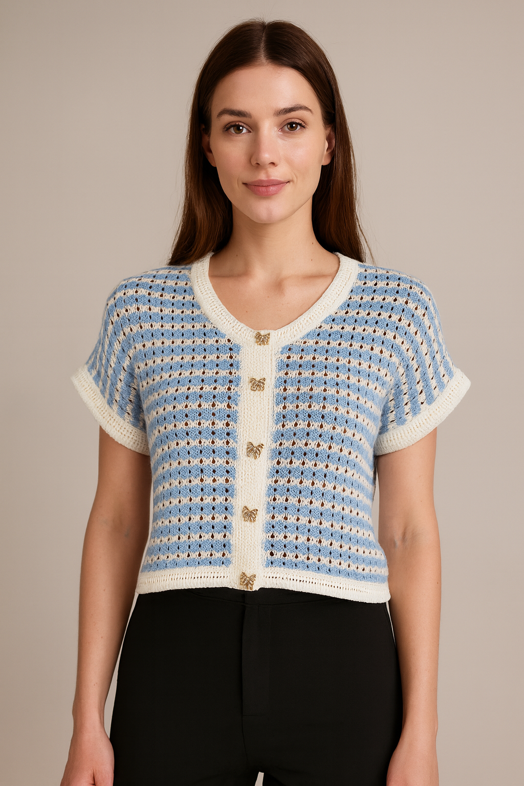 STRICKJACKE | GLAMOURSTREIFEN