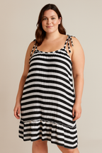 MUSSELIN KLEID | ROHINA