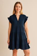 MUSSELIN KLEID | NILO