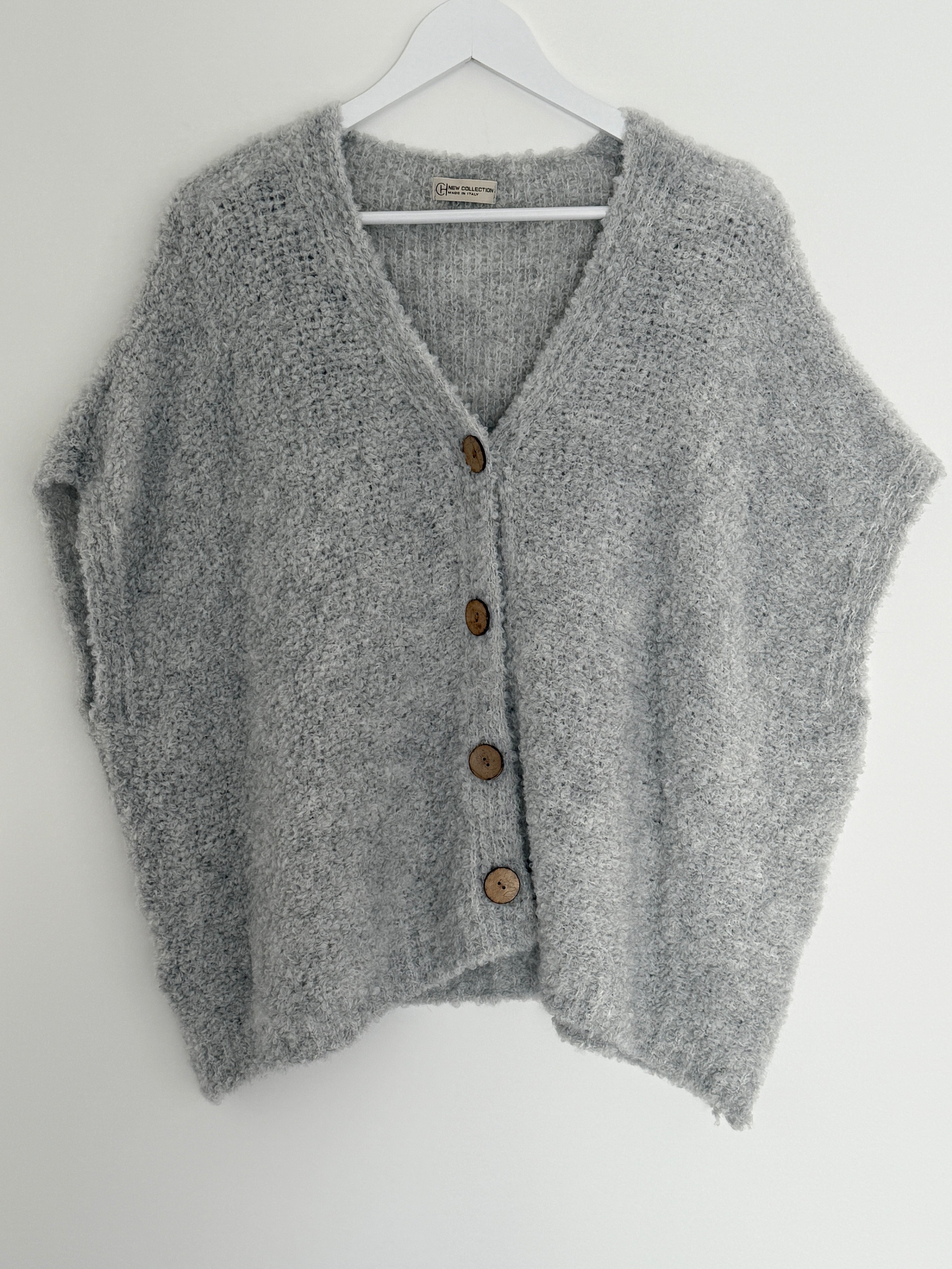 CURVY BOUCLÉ STRICKWESTE | ROSSA