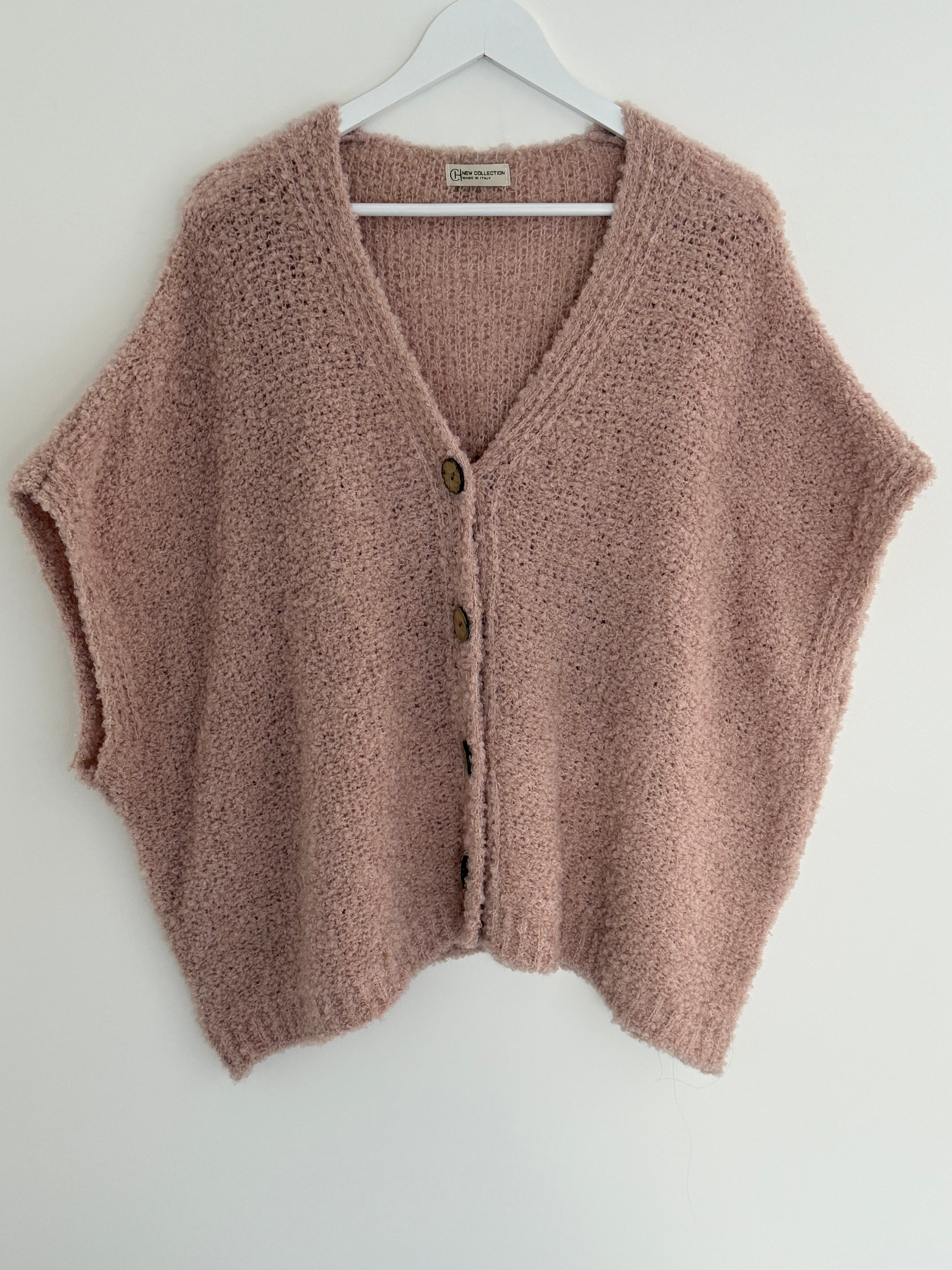 CURVY BOUCLÉ STRICKWESTE | ROSSA