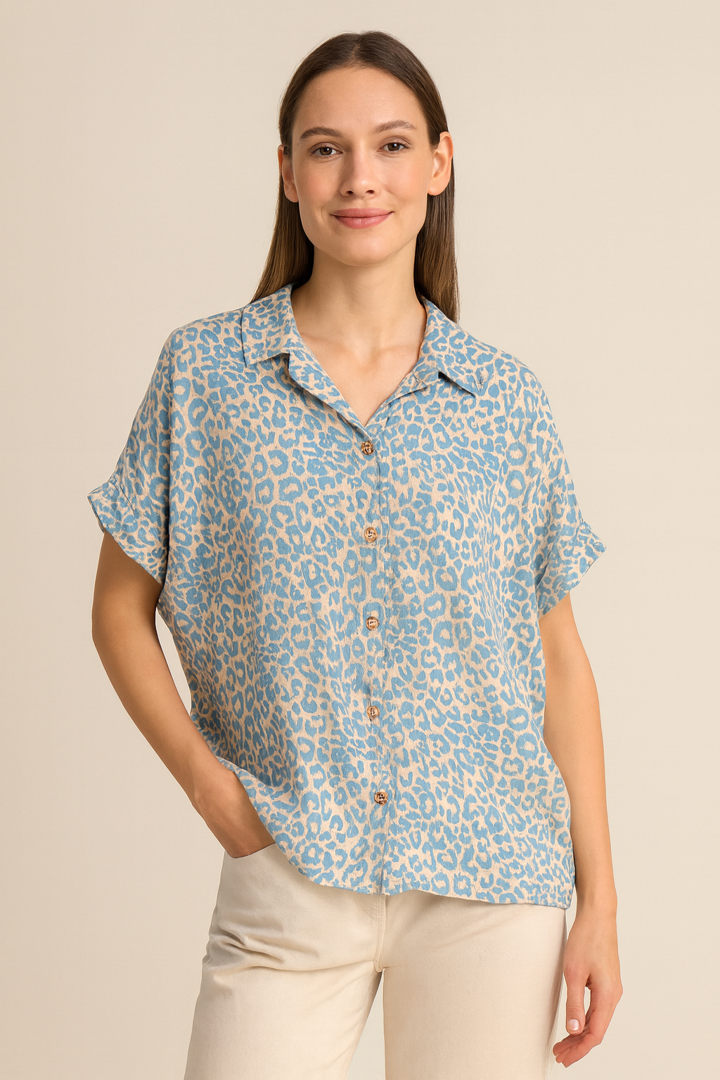 MUSSELIN BLUSE | LEOLEENA