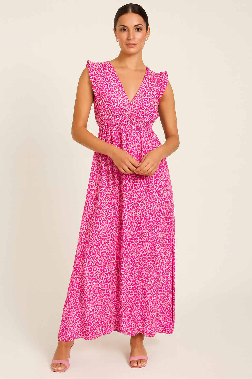 MUSSELIN KLEID | LEONDRA